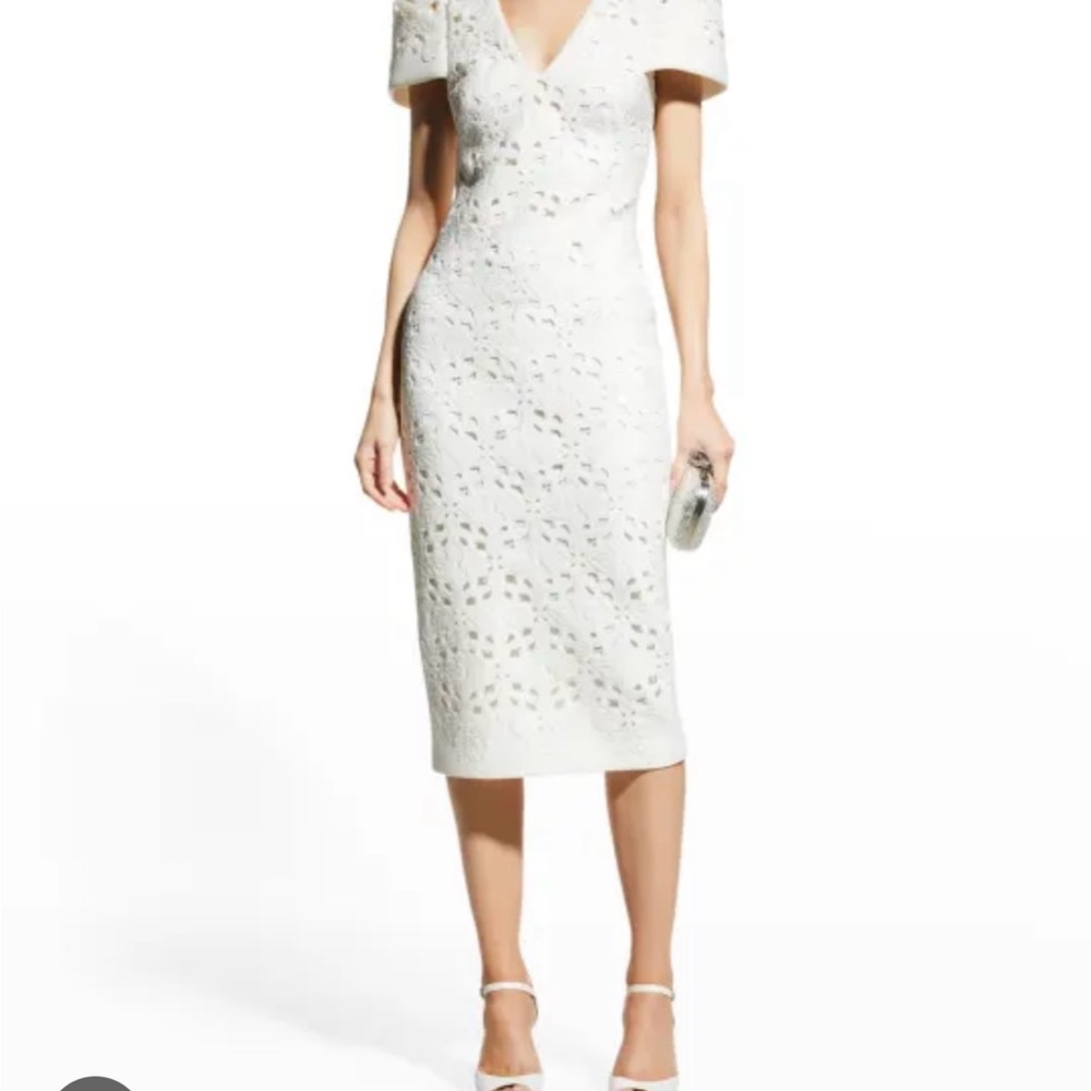 Stylish White Lace Dress